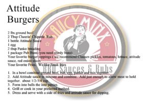 Saucy Minx Sauce Recipe: Attitude Burgers