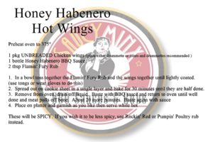 Saucy Minx Sauce Recipe: Honey Habanero Hot Wings