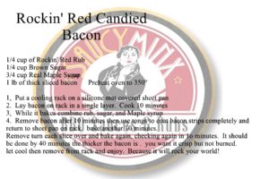 Saucy Minx Sauce Recipe: Rockin' Red Candied Bacon