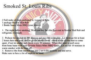 Smoked St. Louis Ribs