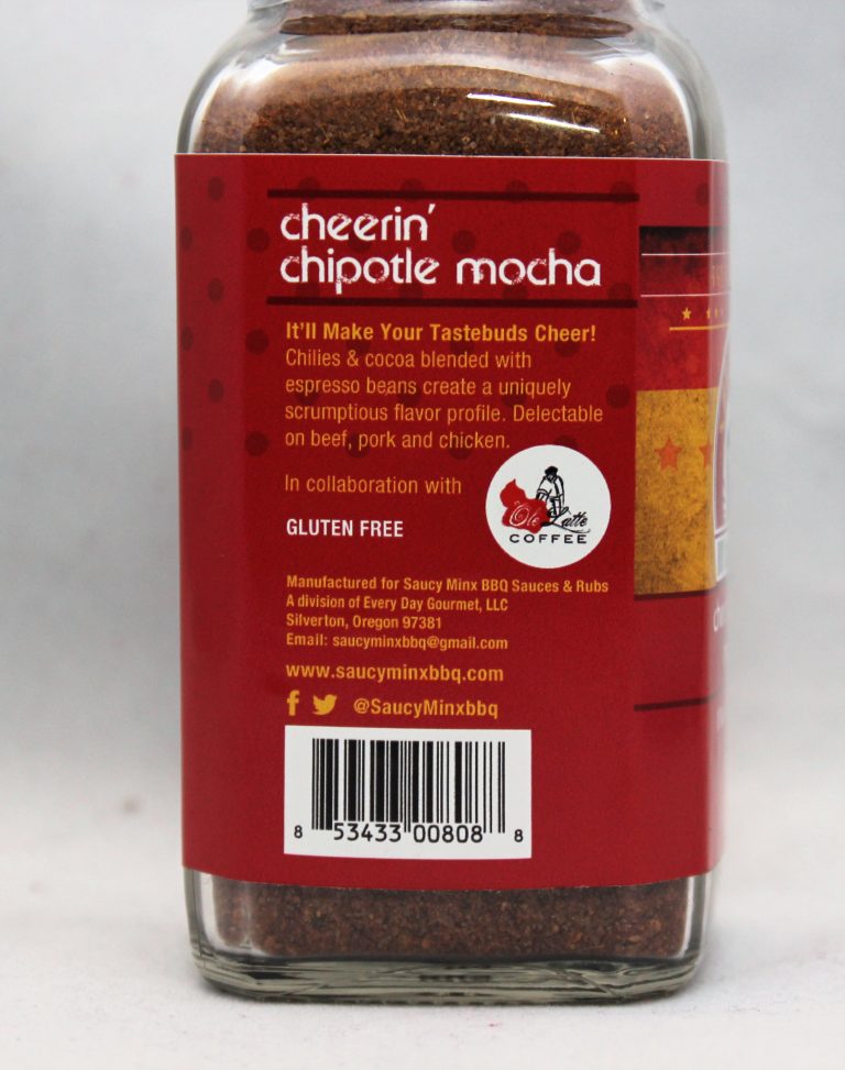 Cheerin Chipotle Mocha Rub Saucy Minx Bbq